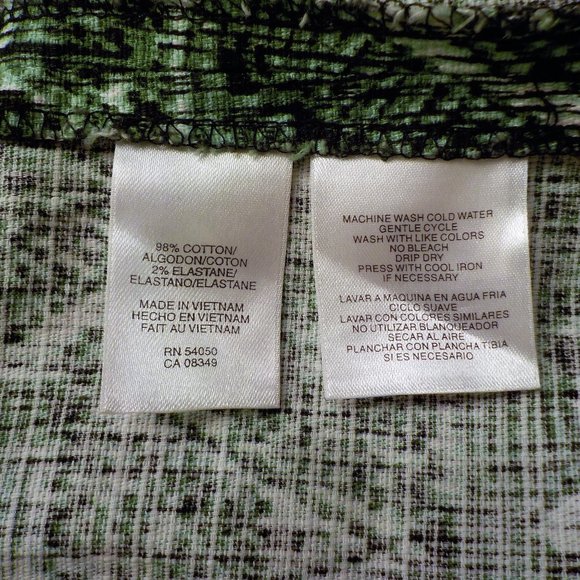 *Green Nine West Peplum Dress- Size M - Picture 6 of 7